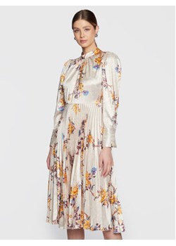 Closet London Sukienka codzienna D8499 Beżowy Regular Fit ze sklepu MODIVO w kategorii Sukienki - zdjęcie 152622917