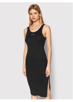 Calvin Klein Jeans Sukienka codzienna J20J216177 Czarny Slim Fit ze sklepu MODIVO w kategorii Sukienki - zdjęcie 152623655