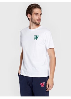 Wood Wood T-Shirt Ace 10235702-2222 Biały Standard Fit ze sklepu MODIVO w kategorii T-shirty męskie - zdjęcie 152627058