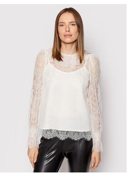 TWINSET Bluzka 221TP2141 Biały Regular Fit ze sklepu MODIVO w kategorii Bluzki damskie - zdjęcie 152628087