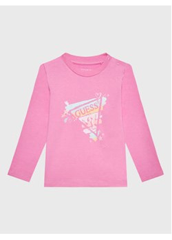 Guess Bluzka A3RI03 K6YW3 Różowy Regular Fit ze sklepu MODIVO w kategorii Odzież dla niemowląt - zdjęcie 152628235