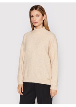 Karen by Simonsen Golf Nora 10103291 Beżowy Casual Fit ze sklepu MODIVO w kategorii Swetry damskie - zdjęcie 152628287