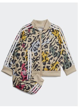 adidas Dres Animal Print SST Set IB8555 Beżowy Regular Fit ze sklepu MODIVO w kategorii Odzież dla niemowląt - zdjęcie 152628516