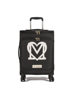 LOVE MOSCHINO Średnia Twarda Walizka JC5101PP1GKX000A Czarny ze sklepu MODIVO w kategorii Walizki - zdjęcie 152628547