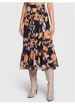 NAF NAF Spódnica midi Voyage THNJ78A Czarny Regular Fit ze sklepu MODIVO w kategorii Spódnice - zdjęcie 152629097