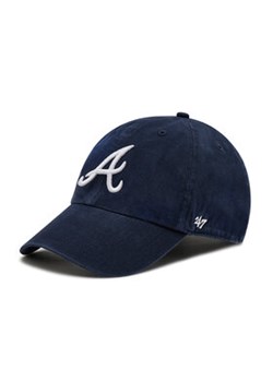 47 Brand Czapka z daszkiem Brand Atlanta Braves B-RGW01GWS-RA Granatowy ze sklepu MODIVO w kategorii Czapki z daszkiem damskie - zdjęcie 152629398