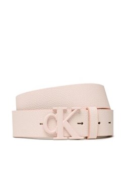 Calvin Klein Jeans Pasek Damski Mono Hw Lthr Belt 35Mm K60K610588 Różowy ze sklepu MODIVO w kategorii Paski damskie - zdjęcie 152630166