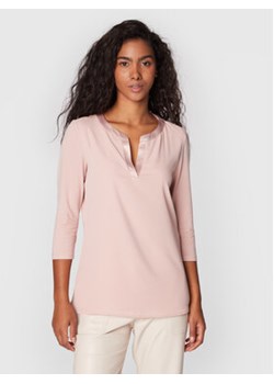 Comma Bluzka 2119995 Różowy Regular Fit ze sklepu MODIVO w kategorii Bluzki damskie - zdjęcie 152631055