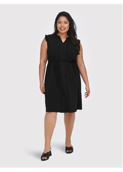 ONLY Carmakoma Sukienka codzienna Paello 15264928 Czarny Regular Fit ze sklepu MODIVO w kategorii Sukienki - zdjęcie 152634606