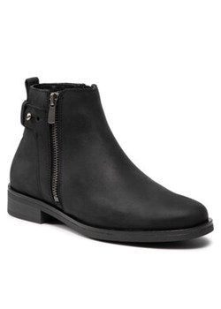 Clarks Botki Memi Lo 261615144 Czarny ze sklepu MODIVO w kategorii Botki - zdjęcie 152635517