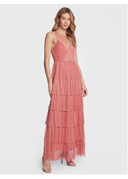 TWINSET Sukienka wieczorowa 231TP2443 Różowy Regular Fit ze sklepu MODIVO w kategorii Sukienki - zdjęcie 152636645