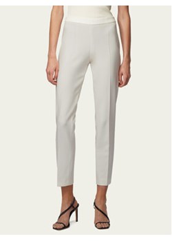 Boss Spodnie materiałowe Tiluna_Sidezip2 50405845 Biały Slim Fit ze sklepu MODIVO w kategorii Spodnie damskie - zdjęcie 152637005