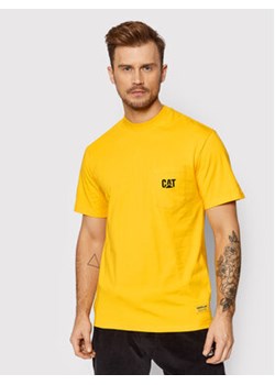 CATerpillar T-Shirt 2511868 Żółty Regular Fit ze sklepu MODIVO w kategorii T-shirty męskie - zdjęcie 152638126