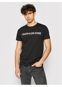 Calvin Klein Jeans T-Shirt Core Institutional Logo J30J307855 Czarny Regular Fit ze sklepu MODIVO w kategorii T-shirty męskie - zdjęcie 152638145