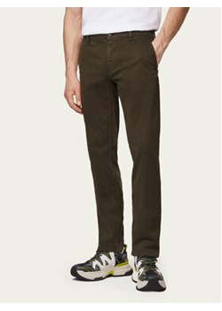 Boss Chinosy Schino 50379152 Zielony Slim Fit ze sklepu MODIVO w kategorii Spodnie męskie - zdjęcie 152641589
