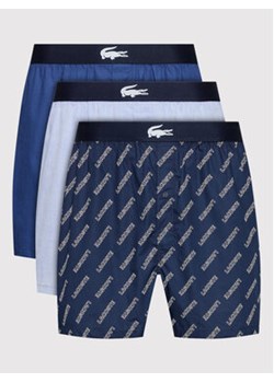 Lacoste Komplet 3 par bokserek 7H1755 Granatowy ze sklepu MODIVO w kategorii Majtki męskie - zdjęcie 152644297