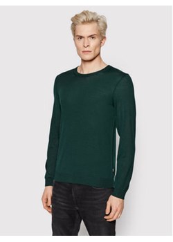 Boss Sweter Leno-P 50378575 Zielony Slim Fit ze sklepu MODIVO w kategorii Swetry męskie - zdjęcie 152646797