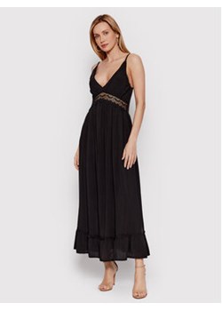 DeeZee Sukienka letnia Vibe On HSM016 Czarny Regular Fit ze sklepu MODIVO w kategorii Sukienki - zdjęcie 152648287