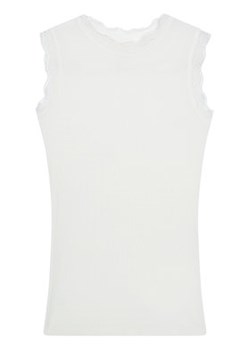 NAME IT Bluzka 13189351 Biały Slim Fit ze sklepu MODIVO w kategorii Bluzki dziewczęce - zdjęcie 152650116