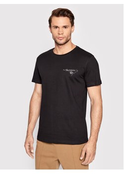 Jack&Jones PREMIUM T-Shirt Needle Logo 12214454 Czarny Regular Fit ze sklepu MODIVO w kategorii T-shirty męskie - zdjęcie 152651548