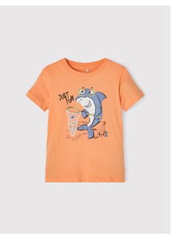 NAME IT T-Shirt Fritz Ss 13200922 Pomarańczowy Regular Fit ze sklepu MODIVO w kategorii Koszulki niemowlęce - zdjęcie 152653948