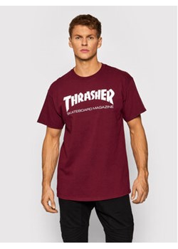 Thrasher T-Shirt Skatemag Bordowy Regular Fit ze sklepu MODIVO w kategorii T-shirty męskie - zdjęcie 152654298