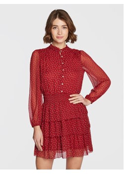 Pepe Jeans Sukienka codzienna Delia PL953120 Czerwony Regular Fit ze sklepu MODIVO w kategorii Sukienki - zdjęcie 152654665