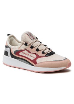 Cross Jeans Sneakersy HH2R4055C Beżowy ze sklepu MODIVO w kategorii Buty sportowe damskie - zdjęcie 152656419