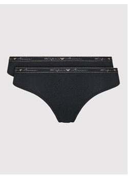 Emporio Armani Underwear Komplet 2 par fig klasycznych 163334 1A223 00020 Czarny ze sklepu MODIVO w kategorii Majtki damskie - zdjęcie 152657085