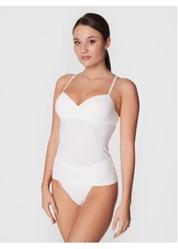 Hanro Podkoszulek Allure 1462 Biały Slim Fit ze sklepu MODIVO w kategorii Podkoszulki i halki - zdjęcie 152658829