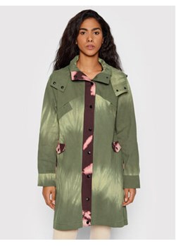Desigual Parka Safford 22SWEW07 Zielony Regular Fit ze sklepu MODIVO w kategorii Parki damskie - zdjęcie 152660459