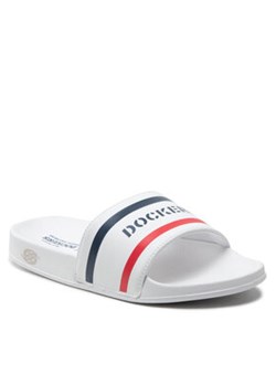 Dockers by Gerli Klapki 50MN002-600500 Biały ze sklepu MODIVO w kategorii Klapki męskie - zdjęcie 152660707