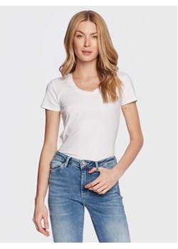 Guess T-Shirt Adelina W3RI14 J1314 Biały Slim Fit ze sklepu MODIVO w kategorii Bluzki damskie - zdjęcie 152661458