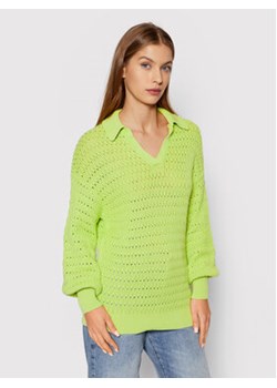 NA-KD Sweter 1100-005678-7780-003 Zielony Oversize ze sklepu MODIVO w kategorii Swetry damskie - zdjęcie 152662448