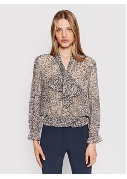 Patrizia Pepe Bluzka 8C0569/A112-F578 Szary Regular Fit ze sklepu MODIVO w kategorii Bluzki damskie - zdjęcie 152664289