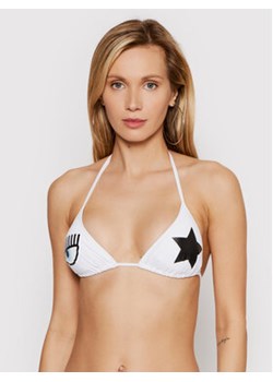 Chiara Ferragni Góra od bikini CFA5706 Biały ze sklepu MODIVO w kategorii Stroje kąpielowe - zdjęcie 152671005