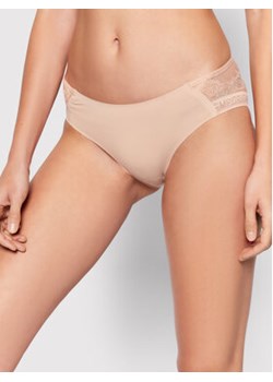 Emporio Armani Underwear Figi klasyczne 164520 1A384 Beżowy ze sklepu MODIVO w kategorii Majtki damskie - zdjęcie 152673696