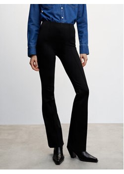 Mango Spodnie materiałowe Delfin 47031295 Czarny Slim Fit ze sklepu MODIVO w kategorii Spodnie damskie - zdjęcie 152675986