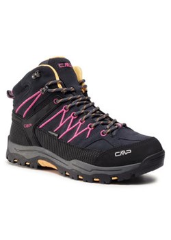 CMP Trekkingi Kids Rigel Mid Trekking Shoes Wp 3Q12944J Czarny ze sklepu MODIVO w kategorii Buty trekkingowe dziecięce - zdjęcie 152679738