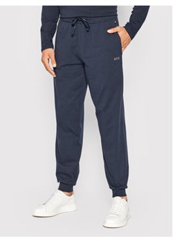 Boss Spodnie dresowe Mix&Match 50469538 Granatowy Regular Fit ze sklepu MODIVO w kategorii Spodnie męskie - zdjęcie 152679928