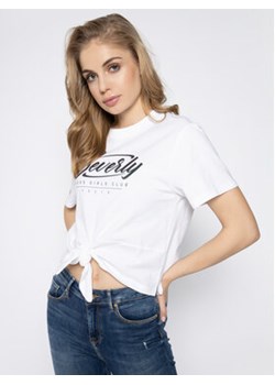 Guess T-Shirt Beverly Tee W0GI30 K8HM0 Biały Regular Fit ze sklepu MODIVO w kategorii Bluzki damskie - zdjęcie 152680227