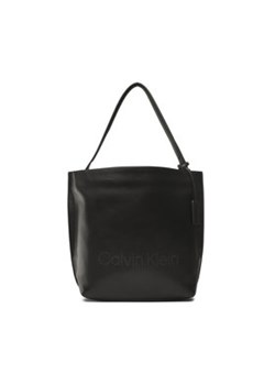 Calvin Klein Torebka Ck Set Ns Shopper Sm K60K609118 Czarny ze sklepu MODIVO w kategorii Torby Shopper bag - zdjęcie 152682305