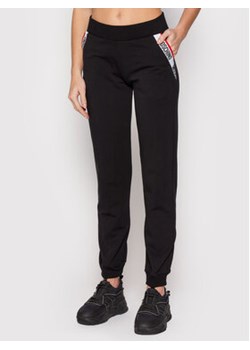 MOSCHINO Underwear & Swim Spodnie dresowe 4304 9004 Czarny Regular Fit ze sklepu MODIVO w kategorii Spodnie damskie - zdjęcie 152684087