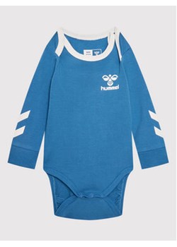 Hummel Body dziecięce Maule 214236 Niebieski Regular Fit ze sklepu MODIVO w kategorii Body niemowlęce - zdjęcie 152684599