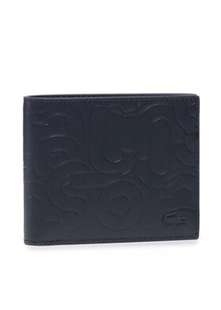 Lacoste Duży Portfel Męski S Billfold NH3647FW Granatowy ze sklepu MODIVO w kategorii Portfele męskie - zdjęcie 152686319