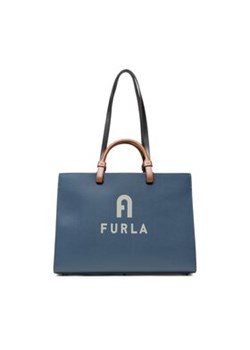 Furla Torebka Versity Style WB00725-BX1230-1845S-1-057-20-CN-B Niebieski ze sklepu MODIVO w kategorii Torby Shopper bag - zdjęcie 152690147