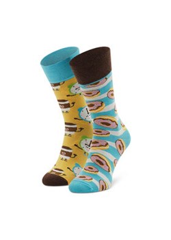 Todo Socks Skarpety wysokie unisex Donut Heaven Kolorowy ze sklepu MODIVO w kategorii Skarpetki damskie - zdjęcie 152690887