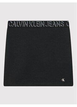 Calvin Klein Jeans Spódnica IG0IG01192 Czarny Regular Fit ze sklepu MODIVO w kategorii Spódnice dziewczęce - zdjęcie 152691218