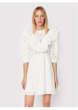 Custommade Sukienka codzienna Lysandra 999370418 Biały Regular Fit ze sklepu MODIVO w kategorii Sukienki - zdjęcie 152691919