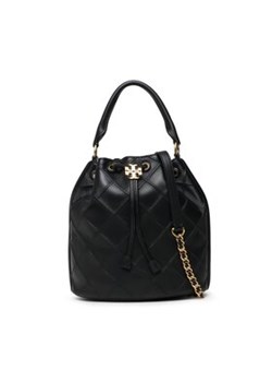 Tory Burch Torebka Fleming Soft Bucket 142564 Czarny ze sklepu MODIVO w kategorii Torebki worki - zdjęcie 152693099